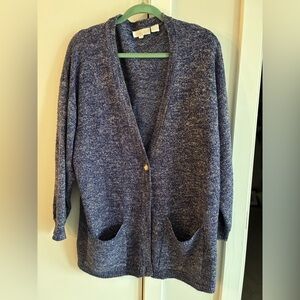 Women's Blue Vintage Cardigan Sweater